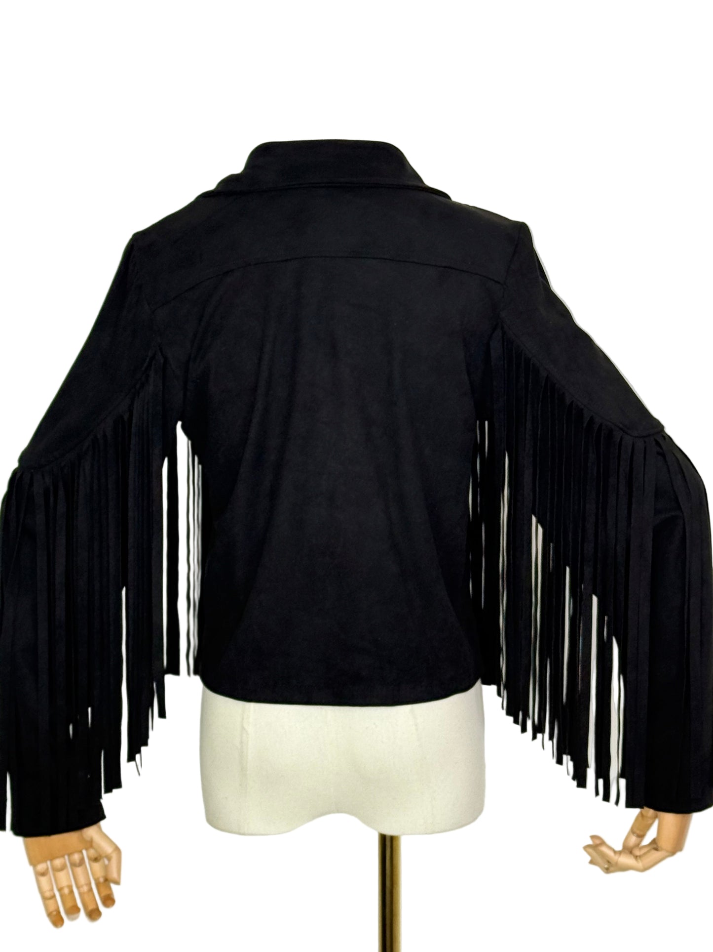 Finlay Fringe Jacket Black