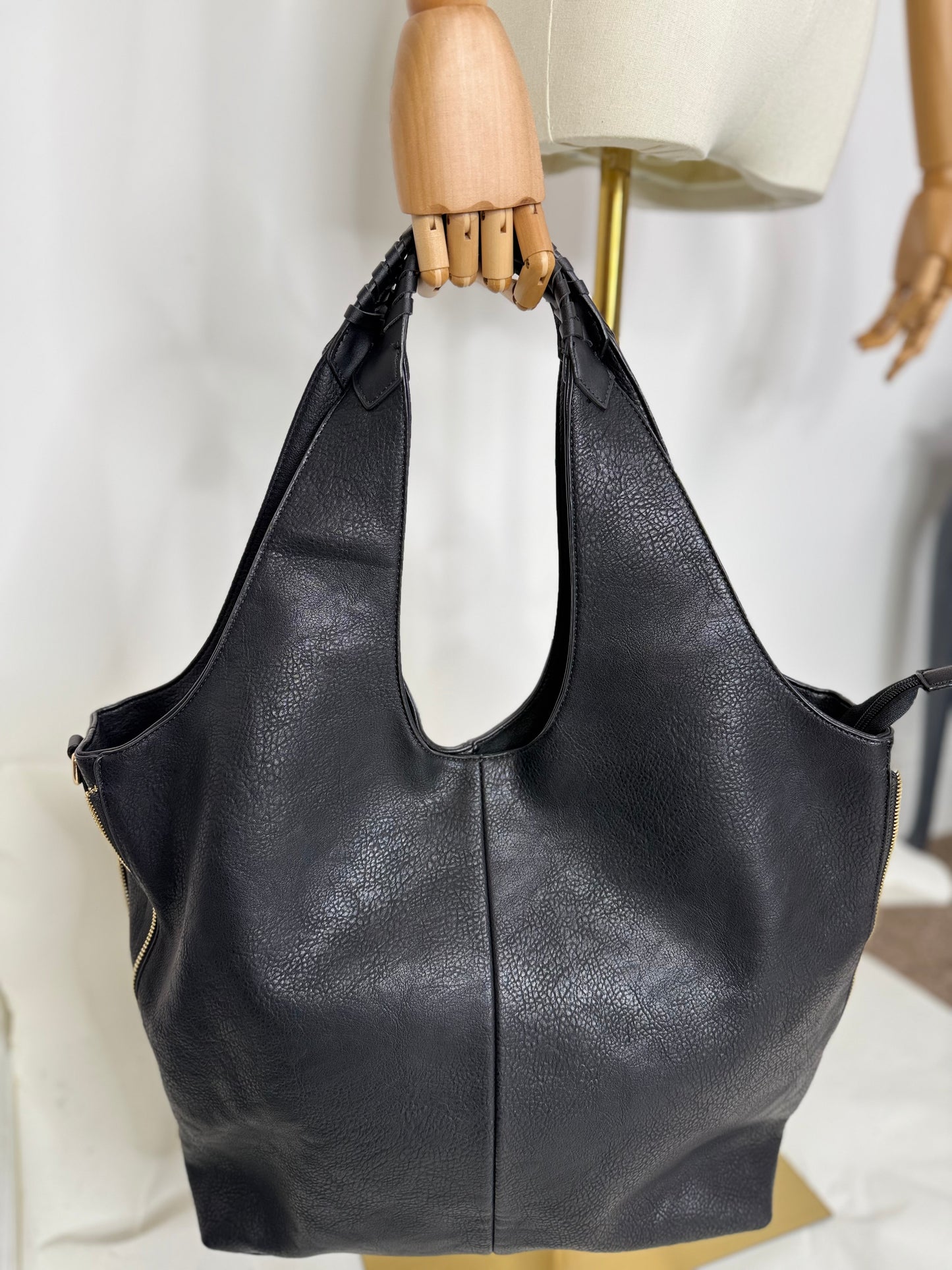 Large Black Slouch black bag