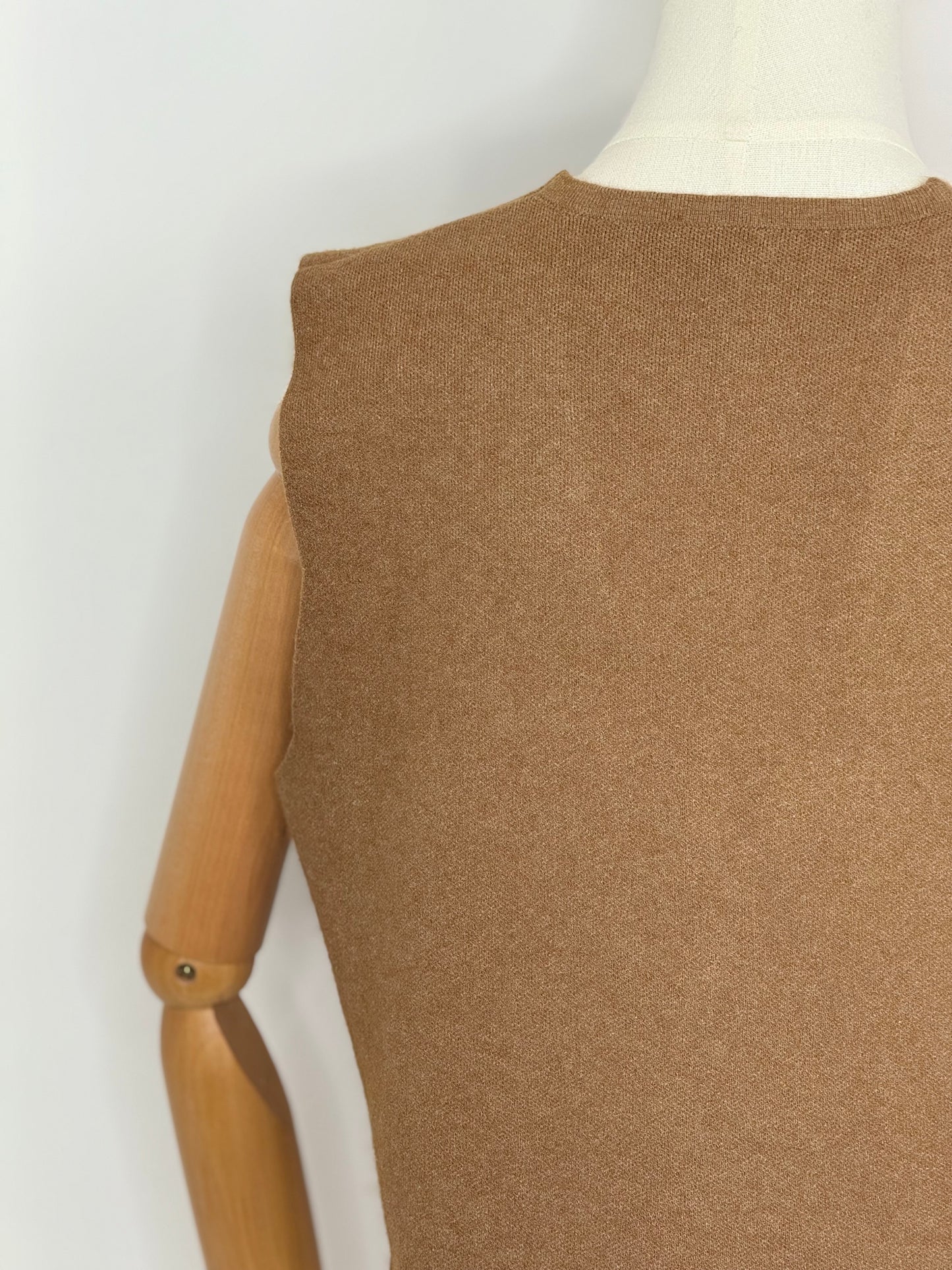Wesley Camel waistcoat
