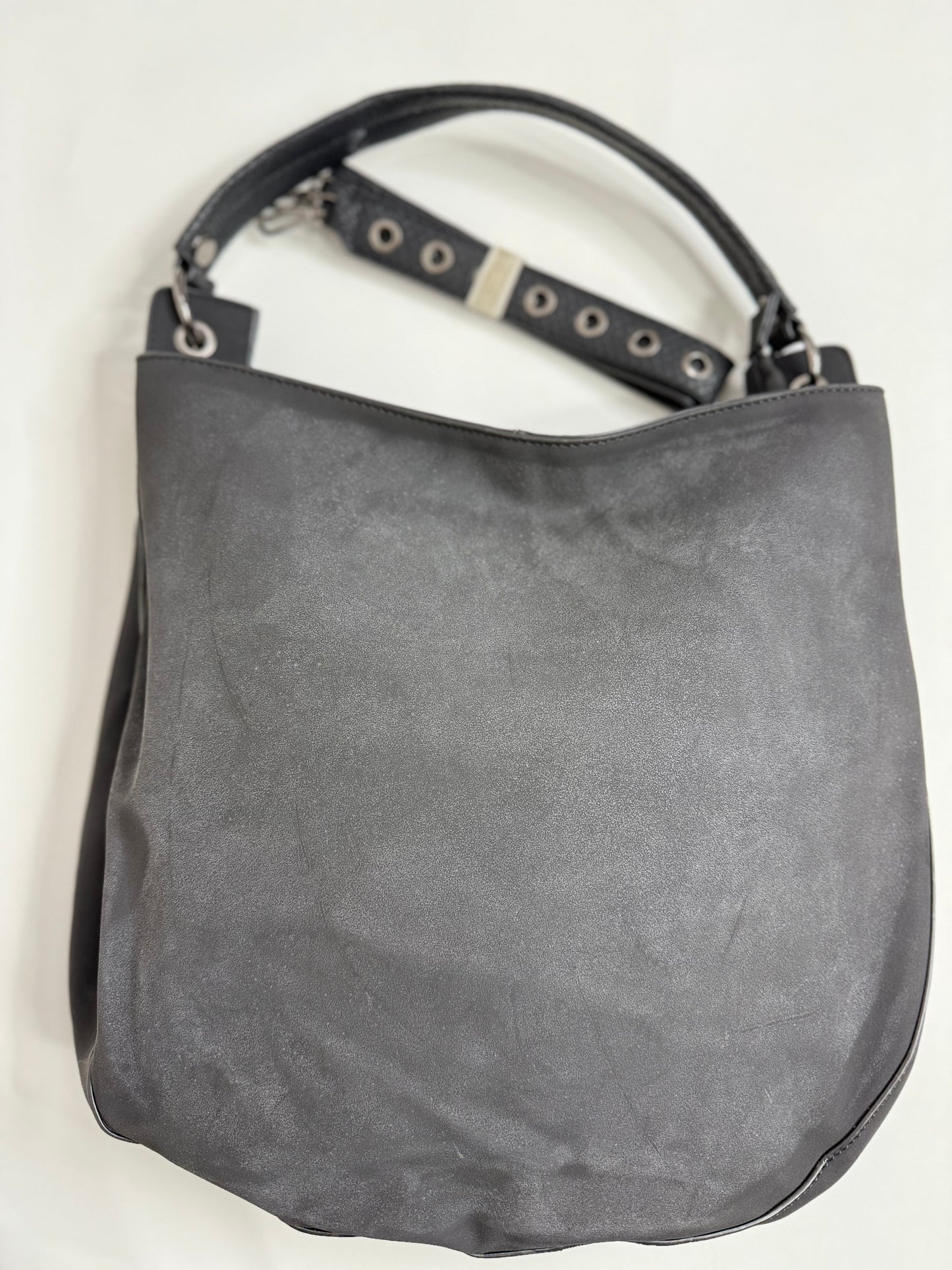 Black stud hole handle bag