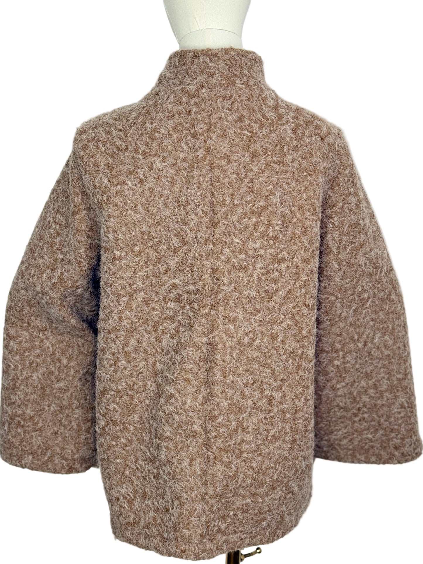 Katie 3 Button Coat Cream