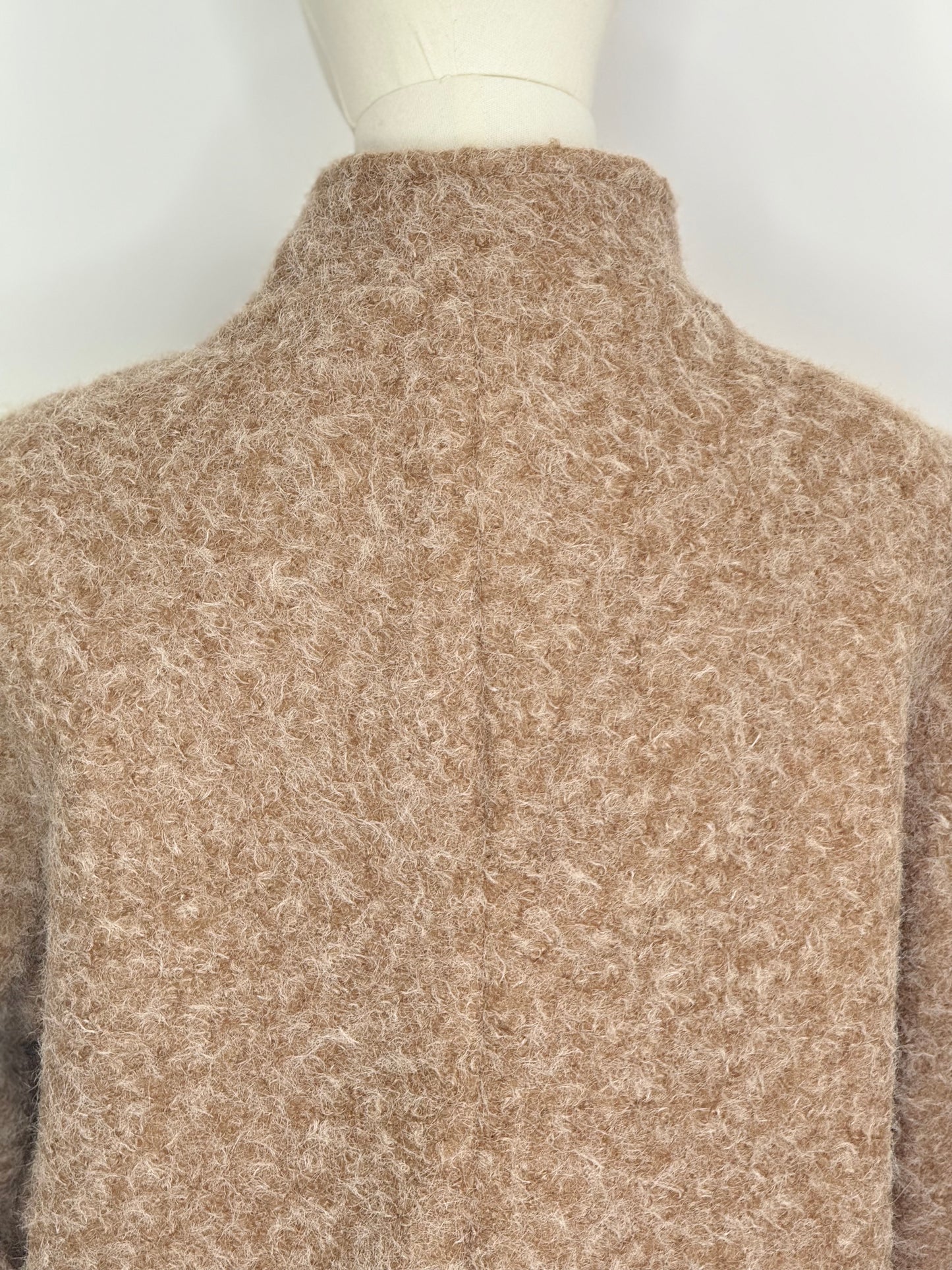 Katie 3 Button Coat Cream