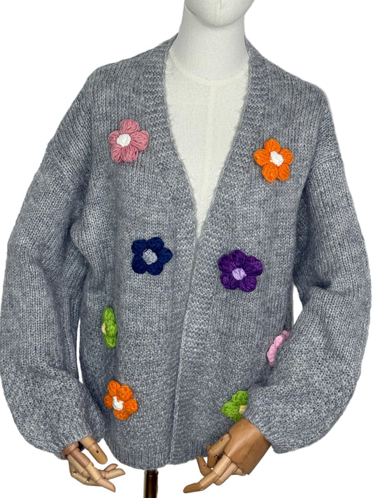 Florence flower cardigan