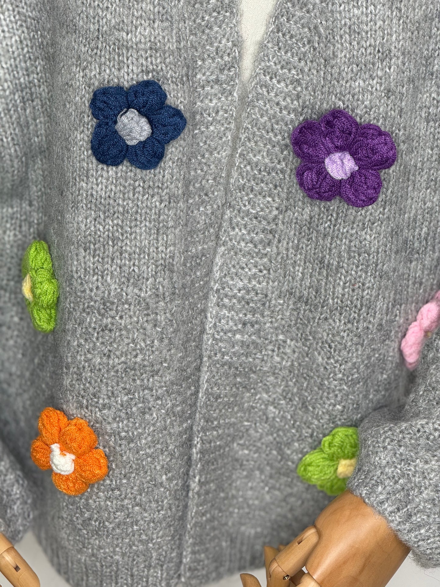 Florence flower cardigan