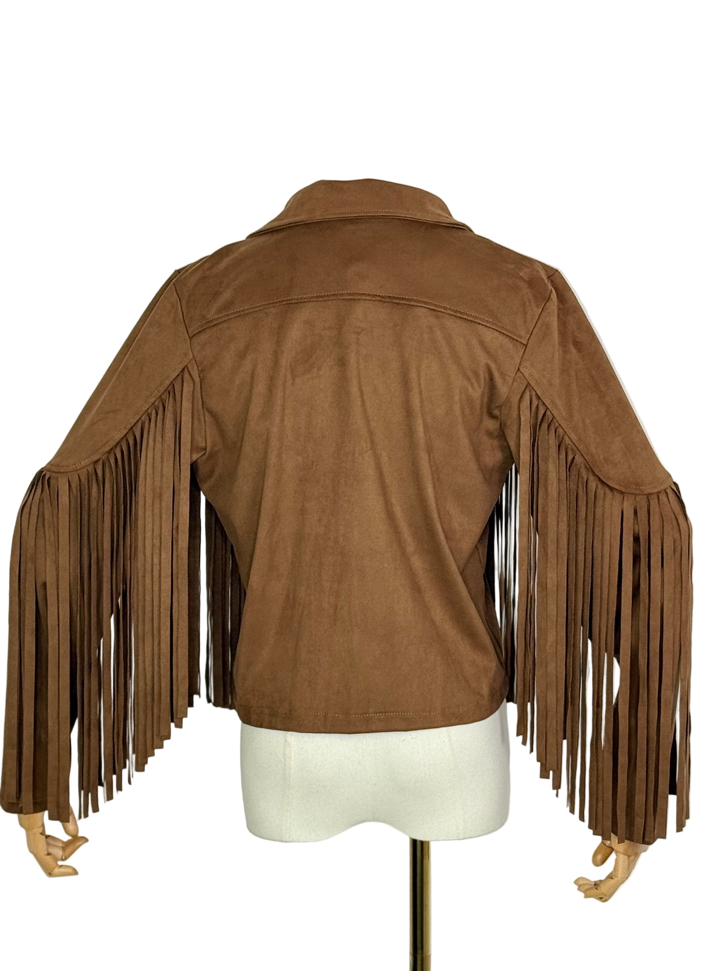 Finlay Fringe Jacket Tan