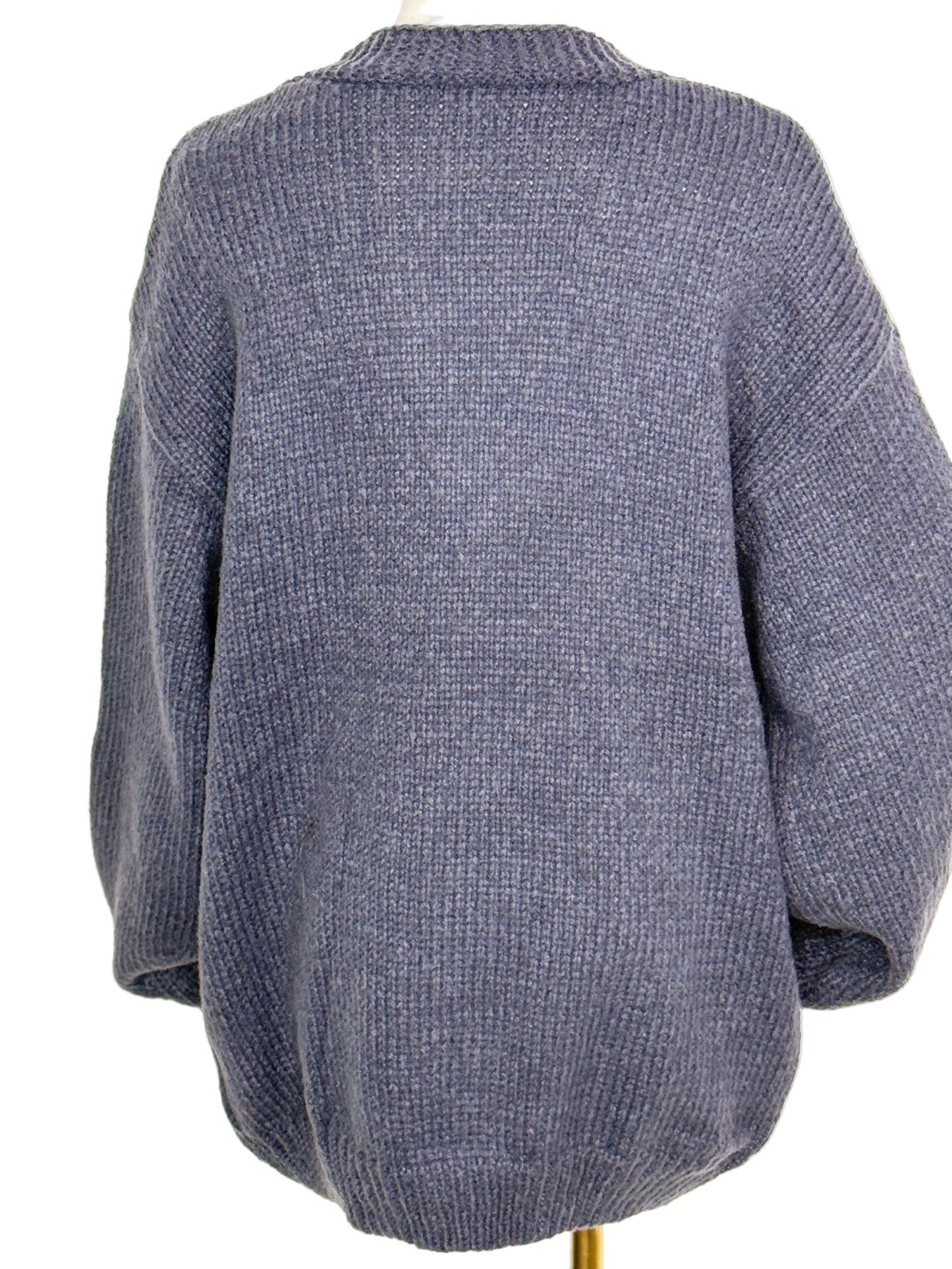 Freya Flower Open Cardigan Navy