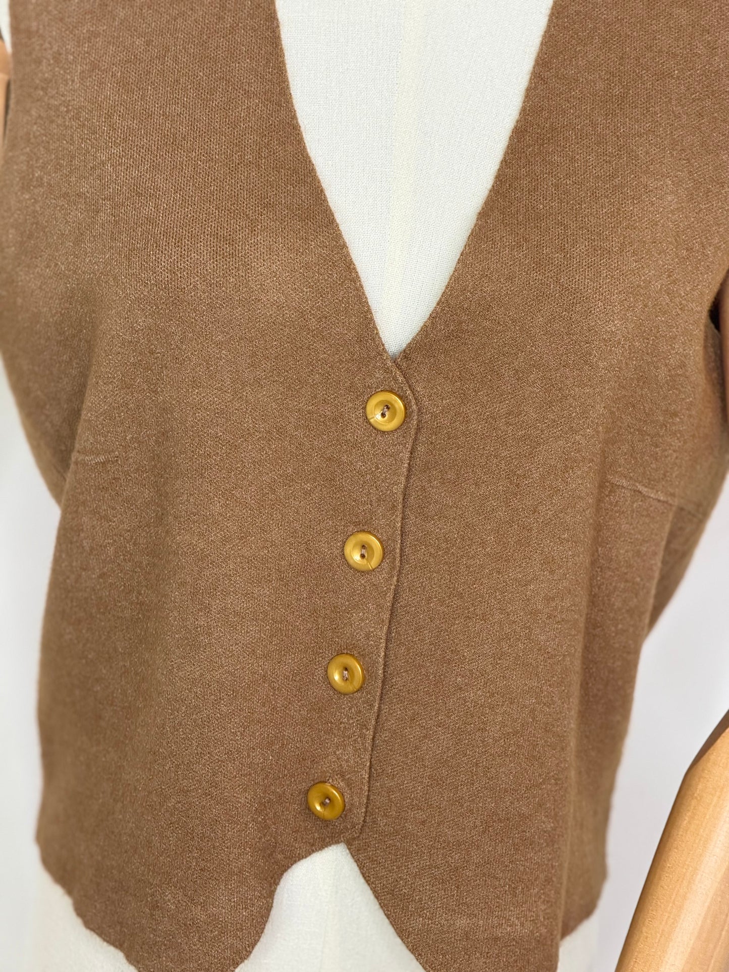 Wesley Camel waistcoat