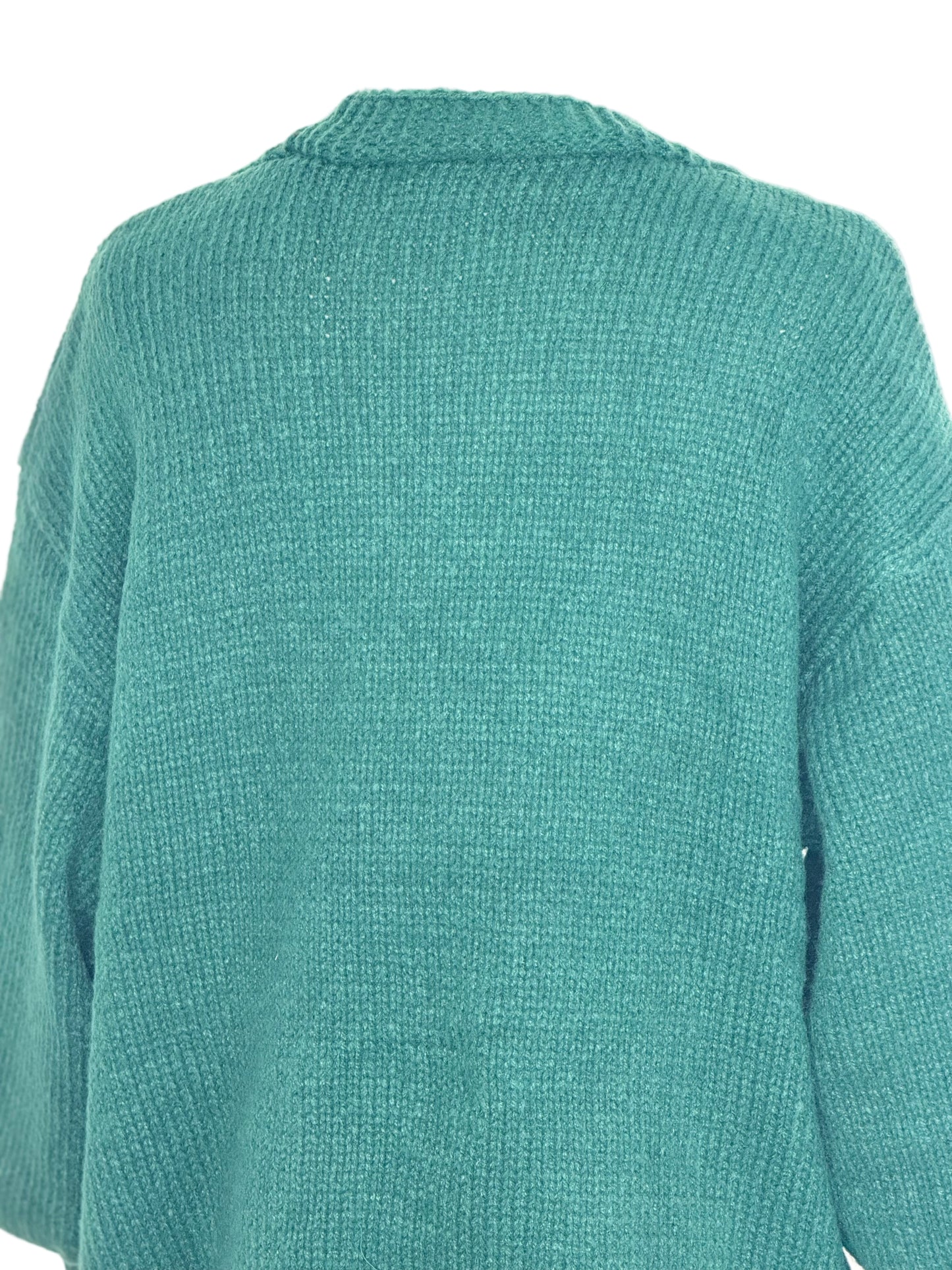 Freya Flower Cardigan Green