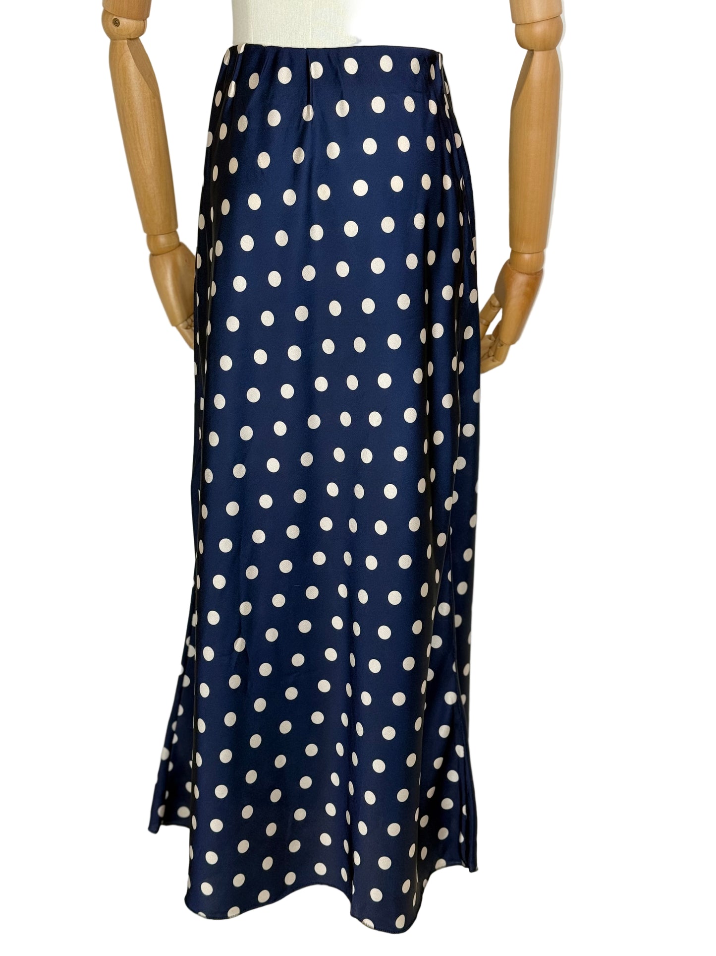 Dotty Navy Skirt