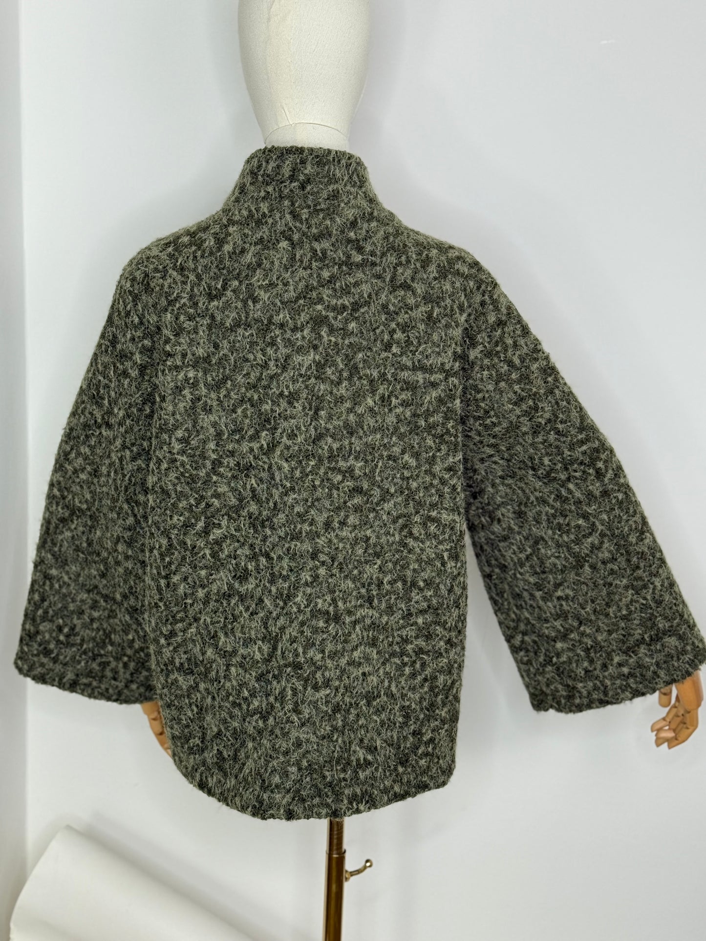 Katie 3 button coat Green
