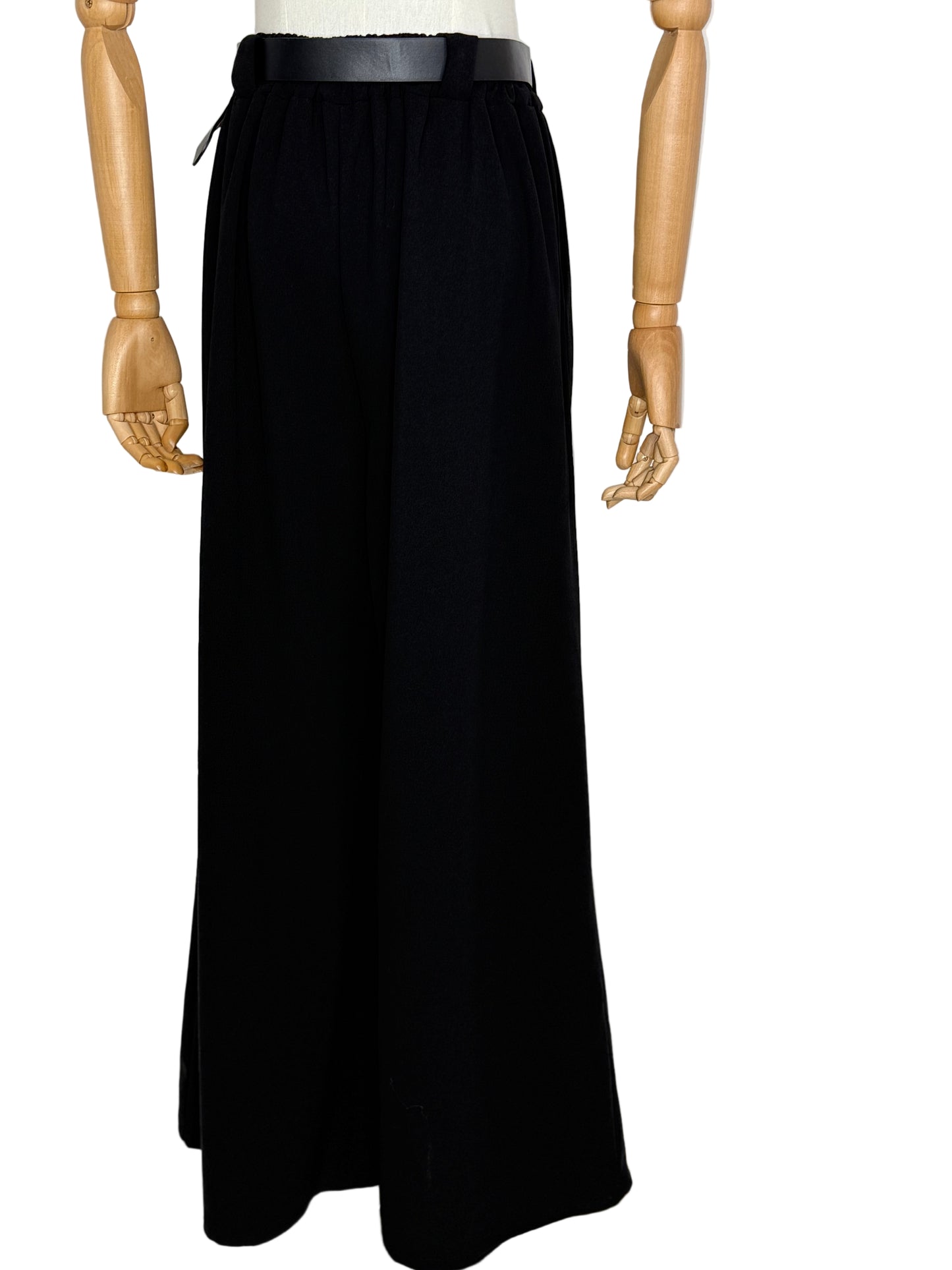 Cecile Wide Leg Black Trousers