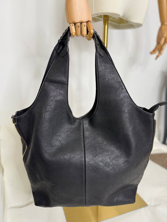 Large Black Slouch black bag