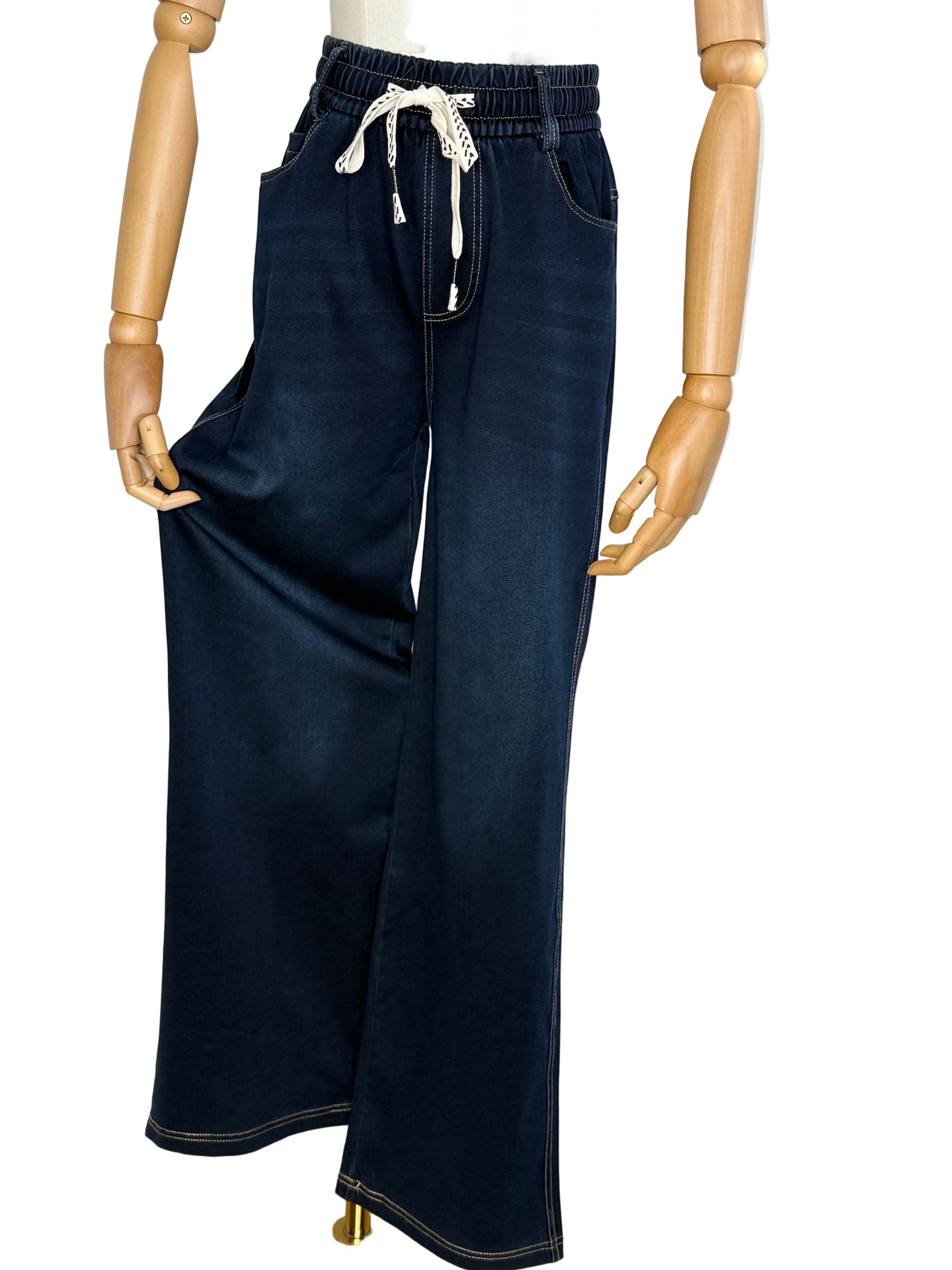 Debbie Denim wide leg jean