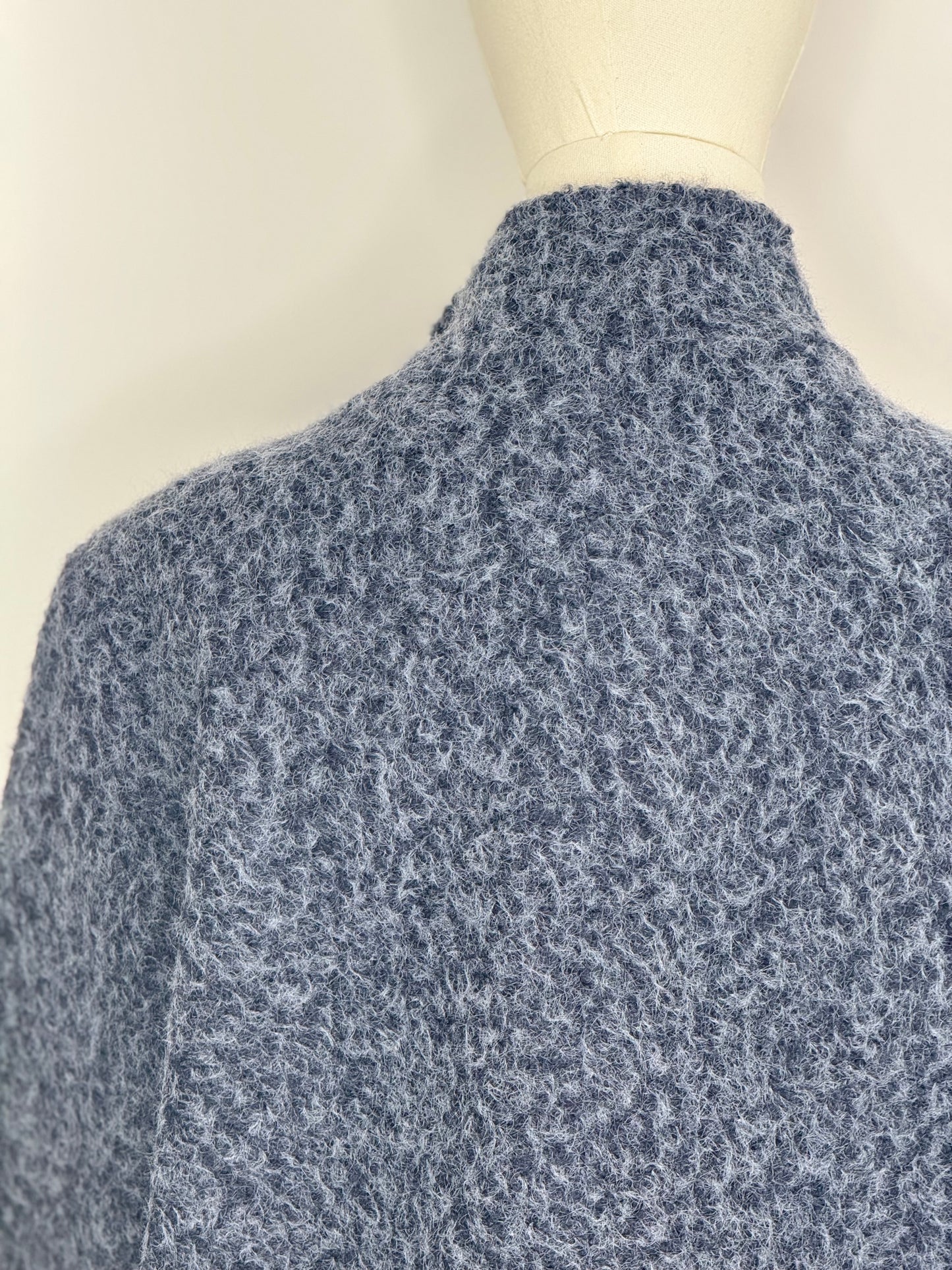 Katie 3 Button Coat Grey