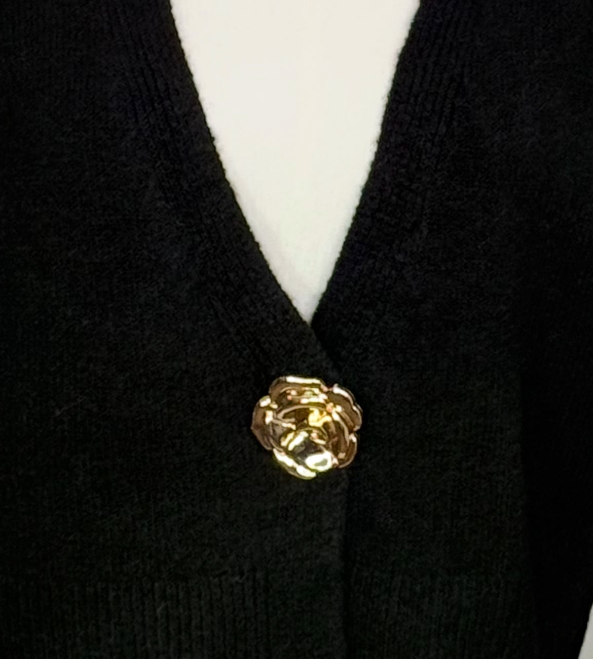 Carrie Gold Rose Cardigan