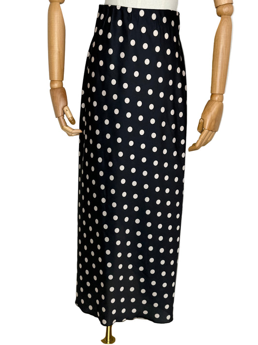 Dotty Black Skirt