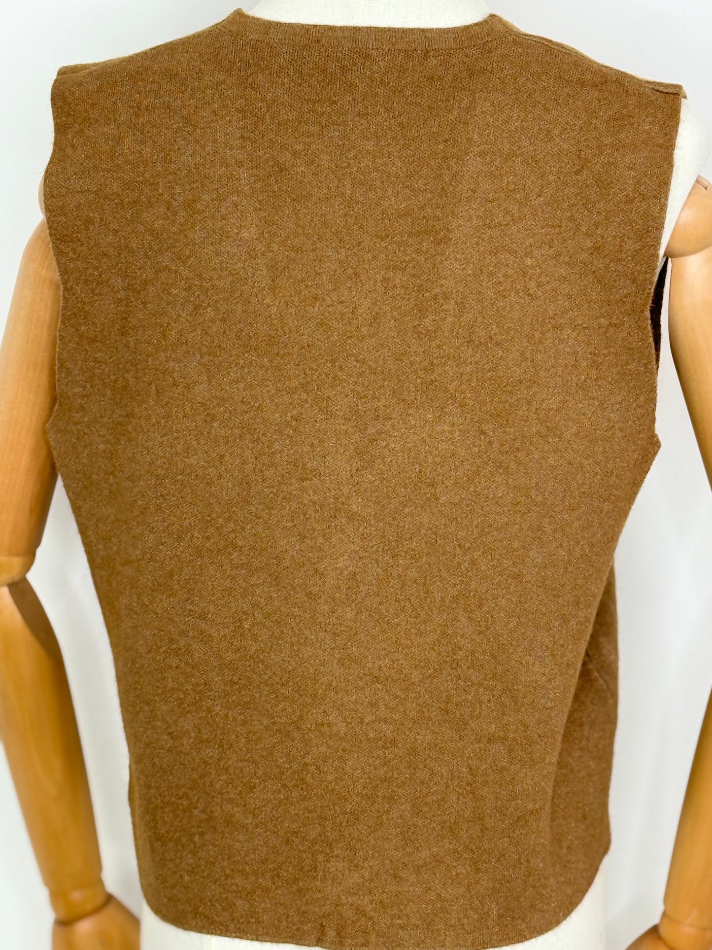 Wesley Camel waistcoat